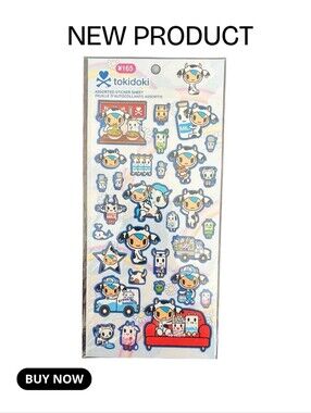NEW Tokidoki Sticker Sheet Milk
